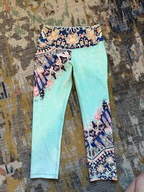 Calia Mint Patterned Leggings